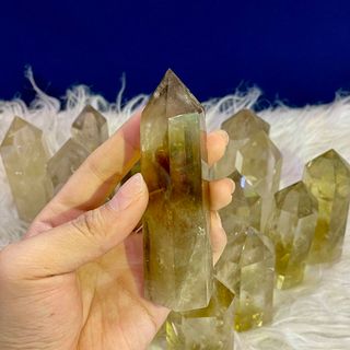 TRỤ THẠCH ANH VÀNG MINI
