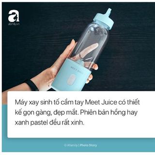 [CÓ SẴN- CHÍNH HÃNG LOẠI 1] Máy Xay Sinh Tố Đa Năng Cầm Tay Meet Juice - Xay cực nhanh 9s, cao cấp, an toàn