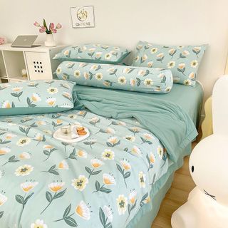 Chăn ga gối cotton đũi chăn hè nhập khẩu mát lạnh, mềm mịn - KiMi Decor