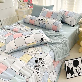 Chăn ga gối cotton đũi chăn hè nhập khẩu mát lạnh, mềm mịn - KiMi Decor