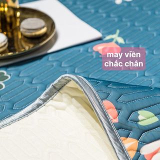 Chiếu Điều Hòa Cao Su Non TENCEL LATEX in hình 3D-5D Siêu Mát Tặng Kèm 2 Vỏ Gối - KiMi Decor