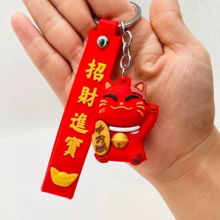 Móc khóa mèo thần tài