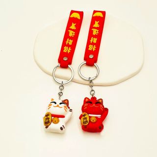 Móc khóa mèo thần tài