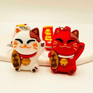 Móc khóa mèo thần tài