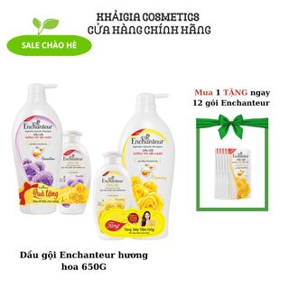 Dầu gội dưỡng tóc siêu mượt Enchanteur Charming 650G