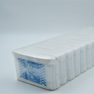Lốc 12 gói Tăm bông Aten người lớn thân nhựa túi 175 que SPA-065