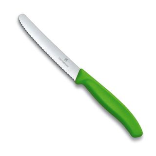 Dao gọt hoa quả Victorinox Swiss Made Thụy Sĩ, dao gọt trái cây sắc bén lưỡi răng cưa 11cm