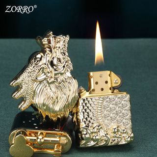 Bật lửa xăng đá siêu mỏng Zorro ZKJ1012