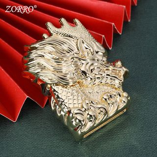 Bật lửa xăng đá siêu mỏng Zorro ZKJ1012