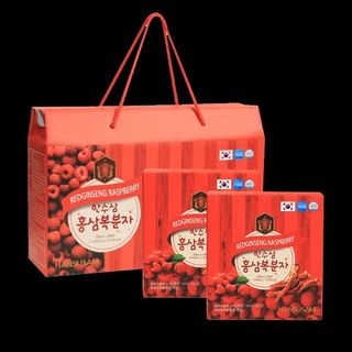 Nước Hồng Sâm Phúc Bồn Tử Hansusam Redginseng Raspberry Hàn Quốc 70ml x20gói giá sỉ