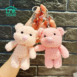 Móc khoá gấu nhồi bông cao cấp siêu dễ thương