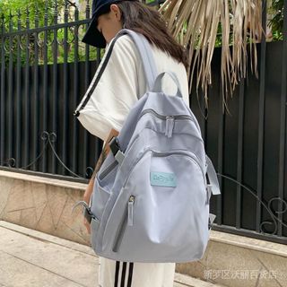 Balo đi học thời trang nam, nữ (Unisex) chống nước có ngăn đựng laptop ( balo khóa dọc)