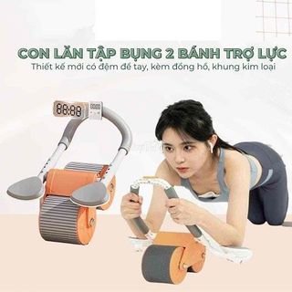 CON LĂN 2 BÁNH TẬP CƠ BỤNG CÓ ĐẾM SỐ