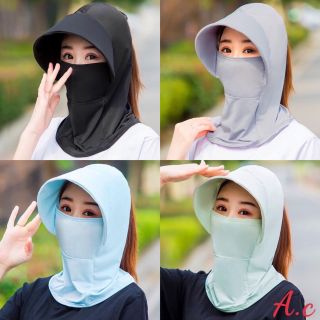 Mũ chống nắng kèm khẩu trang chống tia UV vải thun lạnh cao cấp, nón chống nắng (Sỉ Hót)