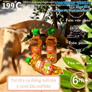 Dầu ăn dặm cho bé 6 tháng, dầu óc chó Đức Kunella