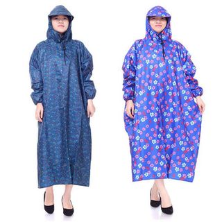 ÁO MƯA BÍT VẢI DÙ HỌA TIẾT HOA VĂN