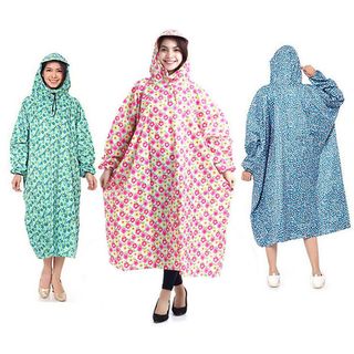 ÁO MƯA BÍT VẢI DÙ HỌA TIẾT HOA VĂN