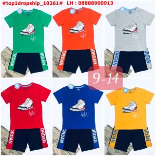 Quần áo thun nam chất cotton size 9-14, S2 giá sỉ