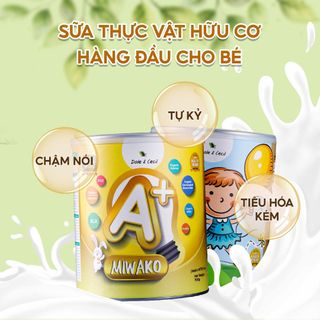 Sữa Miwako A+ Cho Bé Từ 1 Tuổi Vị Vani 400g x 1 Hộp - Miwako Sài Gòn