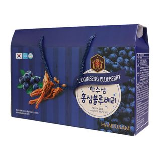 Nước hồng sâm việt quất Hansusam Hàn Quốc 70 ml x 20 gói (HỘP) giá sỉ