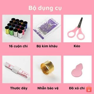 Hộp Kim Chỉ Đa Năng 2 Tầng