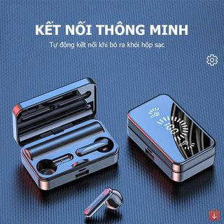 Tai Nghe Bluetooth S20 Vân Tay - Sạc Dự Phòng