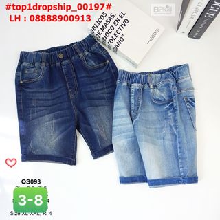 JEAN LỬNG BÉ TRAI DÀNH CHO MÙA HÈ SIZE 9-XXL, S2 giá sỉ