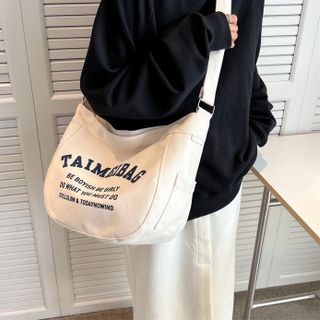 TÚI TOTE ĐEO CHÉO VẢI CANVAS SIZE A4 CỠ LỚN TAIWAN