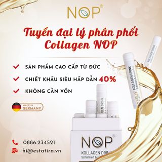 Thức uống Collagen NOP 10000mg Naticol tổng hợp các dưỡng chất cao cấp cho sức khoẻ và sắc đẹp toàn diện