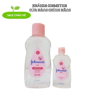 Dầu mát xa dưỡng ẩm Johnson's baby oil pink 200ml / 50ml giá sỉ