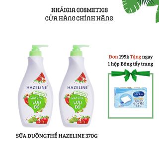 Sữa Dưỡng Thể Sáng Da Mềm Mịn HAZELINE Chính Hãng Công Ty Mẫu Mới 370G giá sỉ