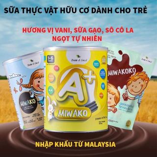 Sữa công thức hạt thực vật hữu cơ MIWAKO A+ 700g x 1 hộp - Miwako Việt Nam