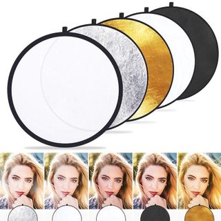 Tấm Hắt Sáng Tròn 5in1, Miếng Hắt Sáng Tròn 5 Trong 1 Chụp Ảnh Quay Phim Studio Chuyên Nghiệp