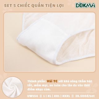 DOKMA - UW154 QUẦN COTTON TIỆN LỢI