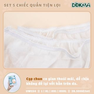 DOKMA - UW154 QUẦN COTTON TIỆN LỢI