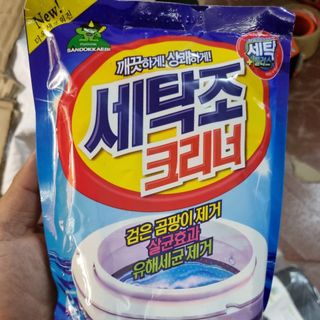 ( Chính Hãng) Bột tẩy lồng máy giặt ngang và đứng siêu sạch Hàn Quốc 450gram