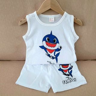 (CHO BÉ 8-12KG) Đồ bộ SÁT NÁCH cho bé trai bé gái Sasa123kids 100% cotton trắng - mềm mịn mát từ 48kg đến 55kg