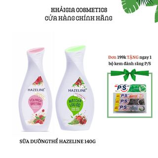 Sữa Dưỡng Thể Sáng Da Mềm Mịn HAZELINE 140G giá sỉ