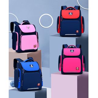 BALO GẤU HỌC SINH CẤP 1 CHỐNG GÙ LƯNG THỜI TRANG HR0293 - HARAS