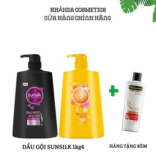 Dầu gội Sunsilk 1.4kg làm sạch và mềm mượt tóc gấp 5 lần, cho mái tóc ngát hương suốt 48h giá sỉ