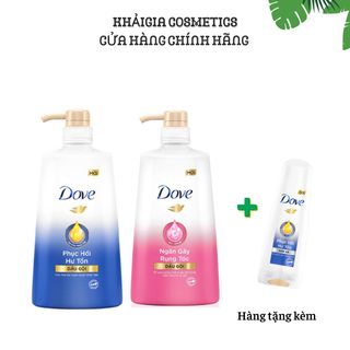 Bộ sản phẩm Dove Phục Hồi Hư Tổn / Ngăn ngừa rụng tóc dầu gội 640g + Kem xả giá sỉ