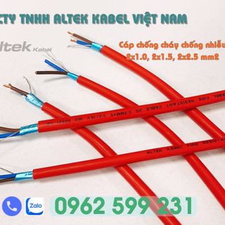 Cáp chống cháy Altek kabel chống nhiễu AL+E 2x1.0