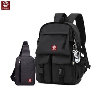 COMBO BALO ULZZANG HÀN QUỐC THỜI TRANG VÀ TÚI ĐEO CHÉO CÁ TÍNH HR284HR147 - HARAS