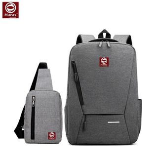 COMBO BALO LAPTOP THỜI TRANG HR263 VÀ TÚI ĐEO CHÉO CÁ TÍNH HR147 - HARAS