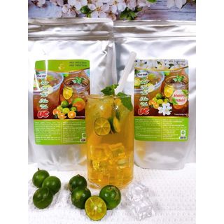 bột trà Tắc hương nhài hòa tan uc chính hãng túi 1kg