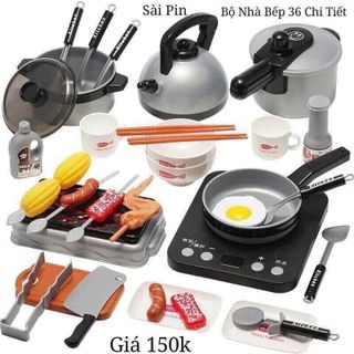 BỘ NẤU ĂN NHÀ BẾP 36 món cho bé