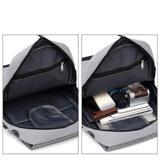 BALO UNISEX THỜI TRANG CAO CẤP CÓ PHẢN QUANG & CỔNG SẠC USB HR265 - HARAS