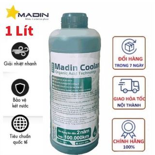 Nước làm mát động cơ Madin Coolant base can 1 lít