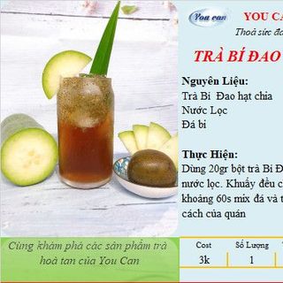 bột trà bí đao hạt chia uc gói 1kg