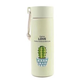 BÌNH CHAI NƯỚC THỦY TINH HÌNH XƯƠNG RỒNG B001- HARAS( GIAO MÀU NGẪU NHIÊN )